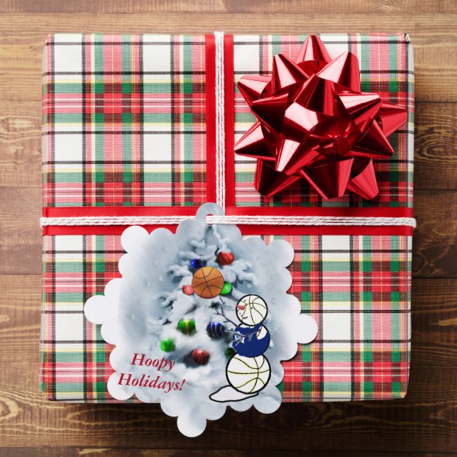 Adorno De Papel Navidades de Nieve de Baloncesto (Insitu (Regalo))