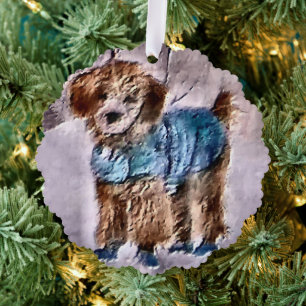 Adorno De Papel Navidades de Poodle Lovers