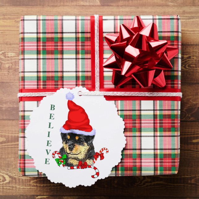 Adorno De Papel Navidades de Rotweiler (Insitu (Regalo))