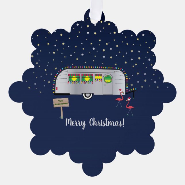 Adorno De Papel Navidades de Snowbird (Anverso)