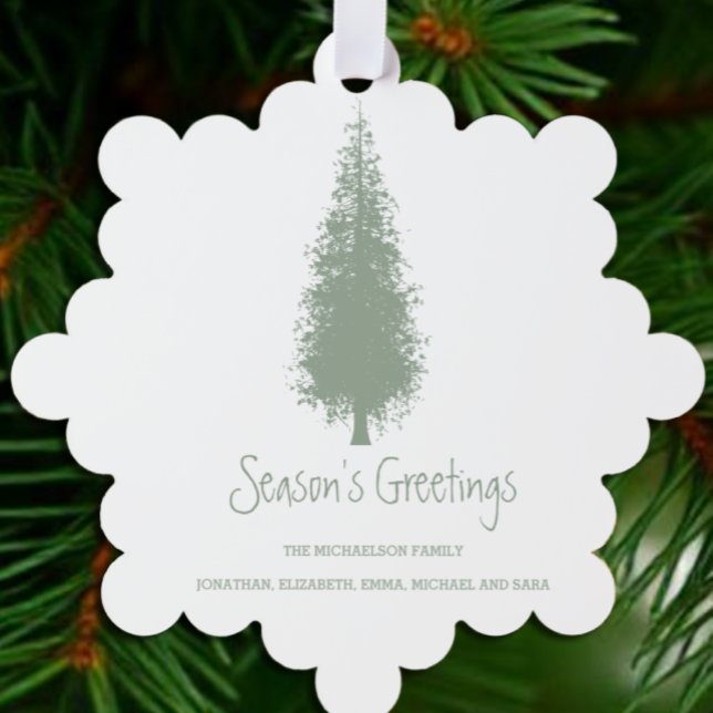 Adorno De Papel Navidades de Woodland Trees (Subido por el creador)