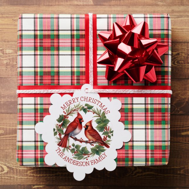 Adorno De Papel Navidades del Cardenal Rojo (Insitu (Regalo))