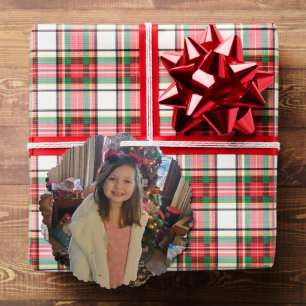 Adorno De Papel Navidades del nieto fotográfico personalizado