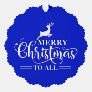 Adorno De Papel Navidades Elegancia-Diseño de renos mínimo-Familia