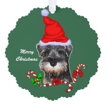 Navidades en miniatura de Schnauzer