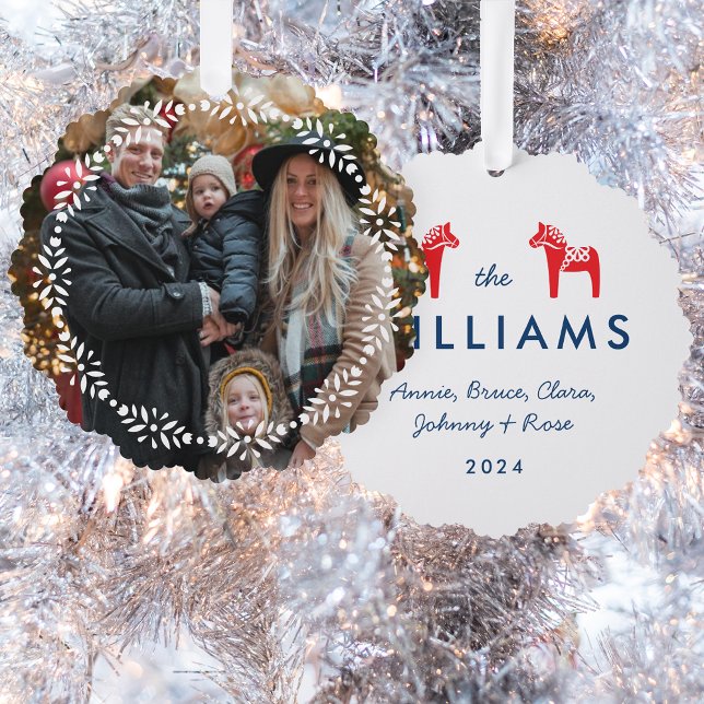 Adorno De Papel Navidades escandinavos de caballo Folk Dala (Subido por el creador)