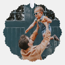 Adorno De Papel Navidades Mínimos Brillantes y Brillantes Fotograf