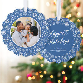 Adorno De Papel Navidades modernos y elegantes de fotografía con c