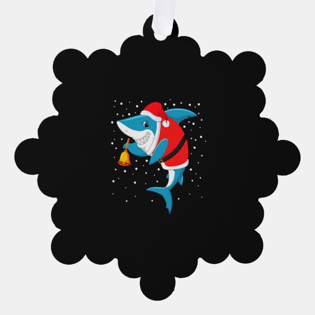 Adorno De Papel Navidades - Navidades divertidos - Camiseta de tib (Anverso)