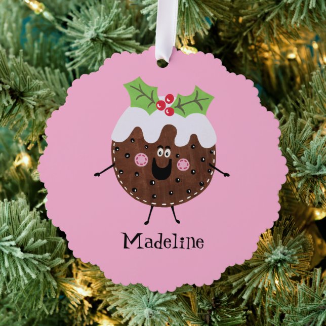 Adorno De Papel Navidades personalizados pudding (Insitu (árbol))