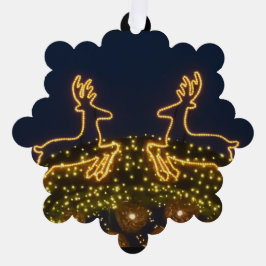 Adorno De Papel Navidades renos