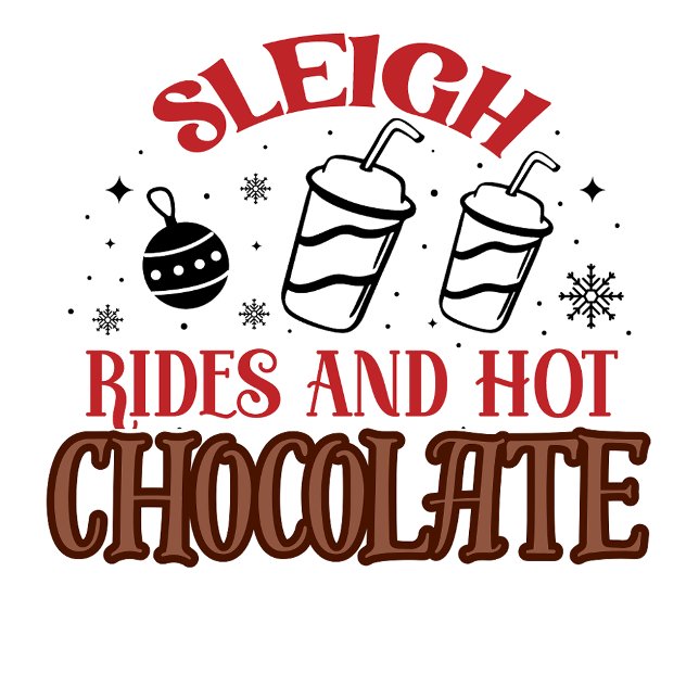 Adorno De Papel Navidades se deslizan en bicicleta y el chocolate  (Subido por el creador)