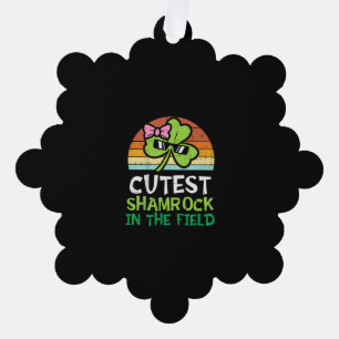 Adorno De Papel Niños Chicas St Patricks Day Cutest Shamrock