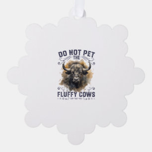 Adorno De Papel No Mascota El Parque Fluffy Cows Bison Yellowstone