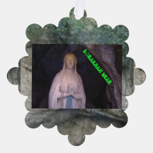 Adorno De Papel Notre Dame de Lourdes