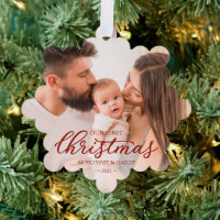 Nuestra primera Navidad como mamá y papá Foto de b