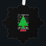 Adorno De Papel Oh Químist Chemist Tree Funny Science Navidades<br><div class="desc">Oh Químist Chemist Tree Funny Science Navidades</div>