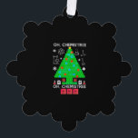 Adorno De Papel Oh Químist Chemist Tree Funny Science Navidades<br><div class="desc">Oh Químist Chemist Tree Funny Science Navidades</div>