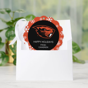 Adorno De Papel Oregon State Beavers   Cabeza de castor