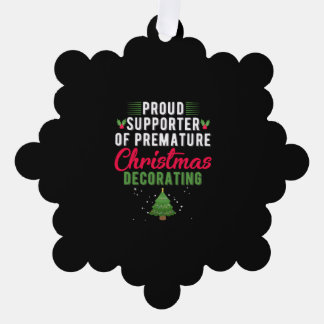 Adorno De Papel Orgulloso partidario de la decoración de Navidades