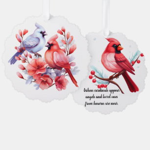 Adorno De Papel ornamento cardenal