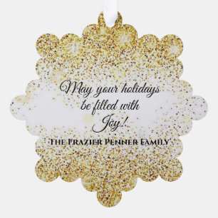 Adorno De Papel Ornamento de papel brillante Angel (PENNER FRAZIER