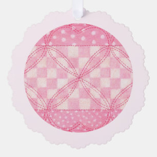 Adorno De Papel Ornamento de papel de hormigón de CORAZÓN ROSA / r