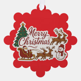 Adorno De Papel Ornamentos de vacaciones