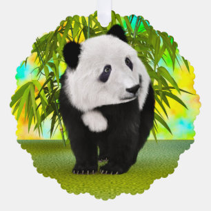 Adorno De Papel Oso Panda Lindo Kawaii Regalo Perfecto para Amante