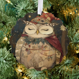 Adorno De Papel Osric the Owl | Woodland Whimsy 