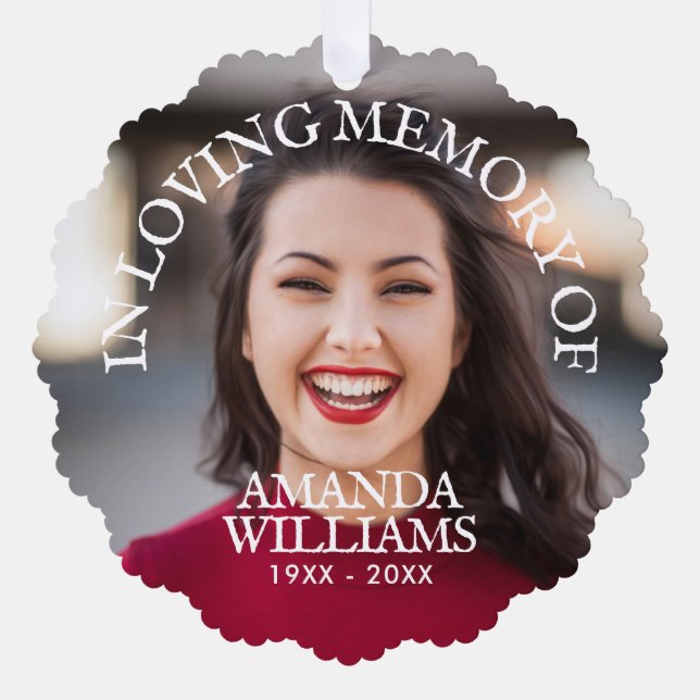 Adorno De Papel Papel conmemorativo fotográfico personalizado (Anverso)