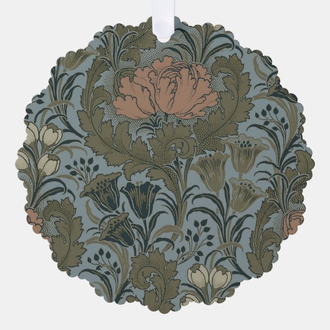 Adorno De Papel Papel de fondo floral antiguo Morris Garden (Anverso)