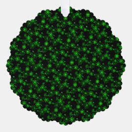 Adorno De Papel Papel de ornamento verde espumoso