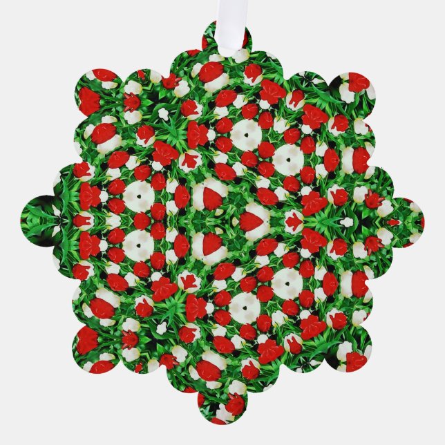 Adorno De Papel Paper Ornament Card (Anverso)