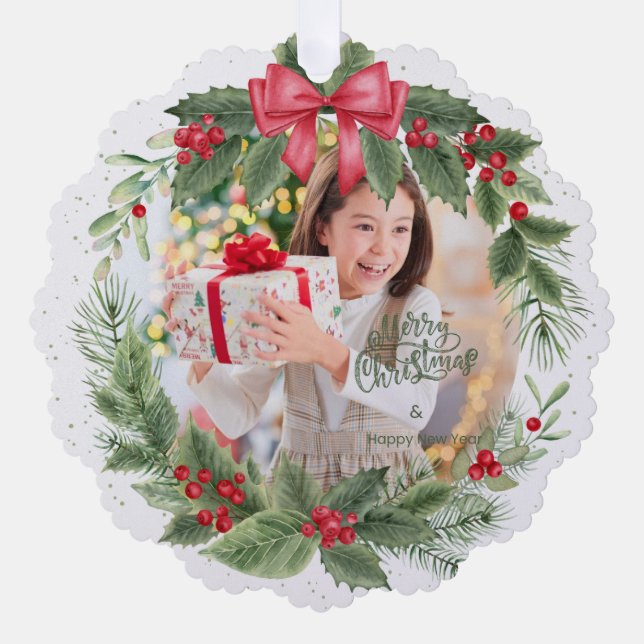 Adorno De Papel Paper Ornament Card (Anverso)