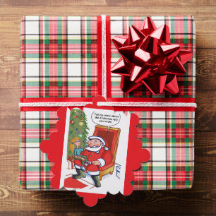 Adorno de papel para socios de negocios de Navidad