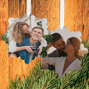 Adorno De Papel Parejas fotográficas personalizados comprometen a 