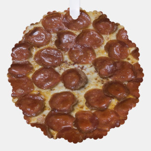 Adorno De Papel Pepperoni Pizza