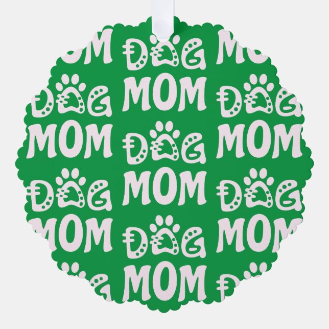 Adorno De Papel Perro Mamá (Anverso)