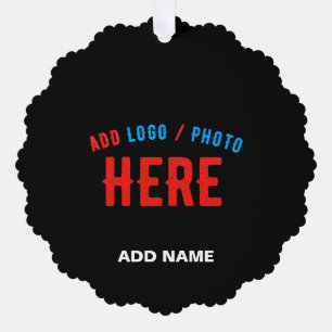 ADORNO DE PAPEL PERSONALIZABLE MODERNO ESTILO NEGRO VERIFICADO MAR