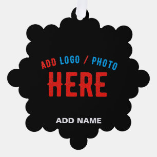 ADORNO DE PAPEL PERSONALIZABLE MODERNO ESTILO NEGRO VERIFICADO MAR
