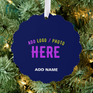 ADORNO DE PAPEL PERSONALIZADO MODERNO ELEGANTE NAVY AZUL VERIFICAD