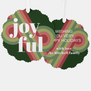 Adorno De Papel Personalizado Retro Resumen Patrón de arte Waves