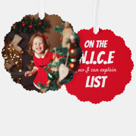 Adorno De Papel Personalized Paper Christmas Ornament 