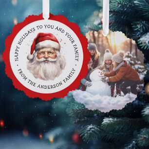 Adorno De Papel Pintura de las acuarelas de Santa María y vacacion