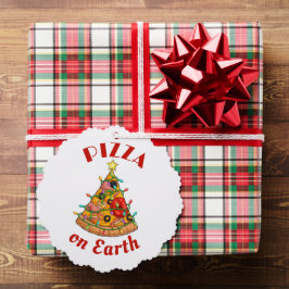 Adorno De Papel Pizza en Navidades de la Tierra