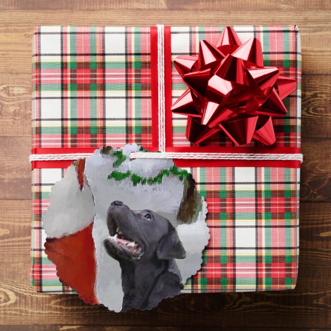 Adorno De Papel Regalos de Labrador Recuperador de Navidades (Insitu (Regalo))