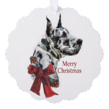 Regalos de los Navidades Harlequin Great Dane