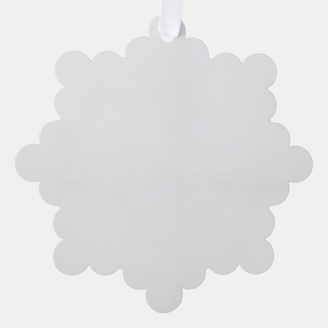 Adorno De Papel Regalos de Navidades personalizados | Ornamentos y (Anverso)