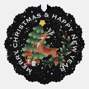 Adorno De Papel Renos y Árbol de Navidad , NAVIDADES PERSONALIZADO